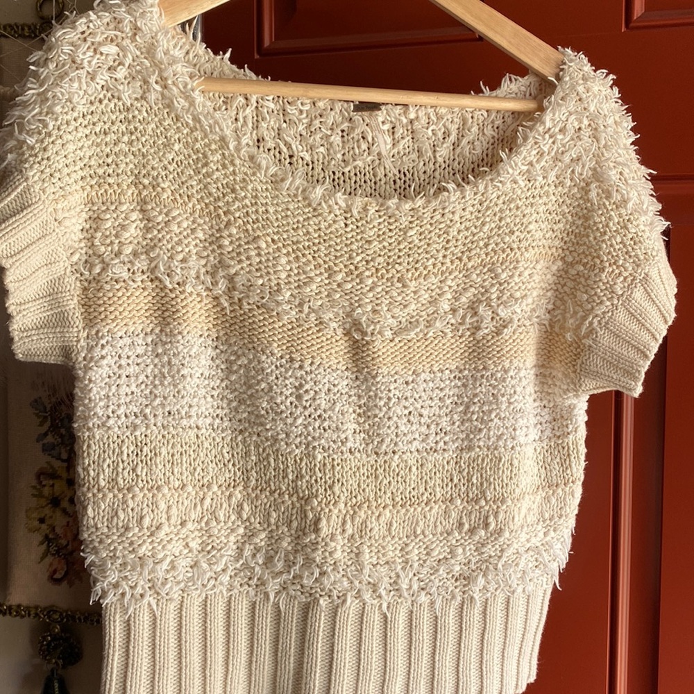 Free people scooped neck line sweater.